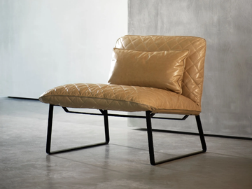 KEKKE LIVING - Sled base upholstered easy chair by Piet Boon - view 3